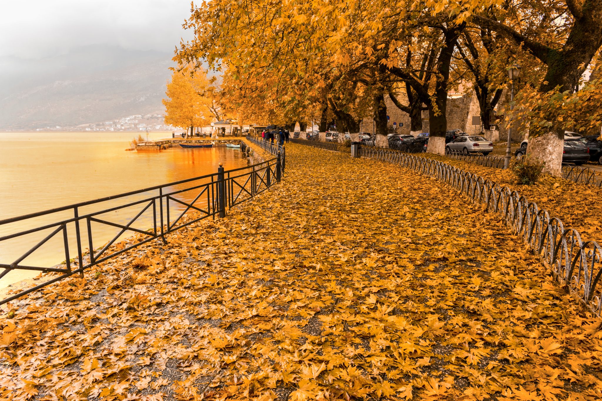 Autumn,Colors,In,Ioannina,City,Epirus,Greece